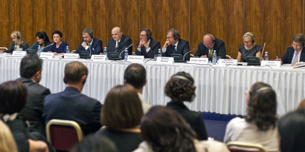 The project has involved a number of workshops (e.g. on Process Mapping), conferences (e.g. on Disciplinary Regulations) and trainings (e.g. on diversion and mediation for prosecutors, social workers, probation officers and mediators). Photo: Judicial conference, Tbilisi, 27-28 Sept 2013, with sessions led by EUCJR, JILEP, UNDP, CoE, NORLAG, GIZ.