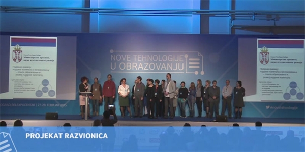 Razvionica team presentation at the conference 