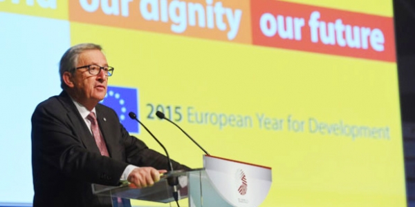 Jean-Claude Juncker, President of the European Commission, officially launched the 2015 European Year for Development in a speech at the Opening Ceremony in Riga, Jan 9.