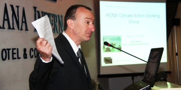 WG2 ReCAP National Climate Change Seminar: Opportunities, Benefits and Challenges of EU Climate Acquis, 6 June 2012, Tirana, Albania; speaker Imre Csikos, Key Expert for WG 2 ECENA.